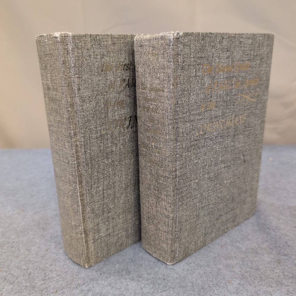 Oliver B Greene First Second Epistle Paul to the Corinthians 2 Vol Book Set VG - Picture 1 of 7